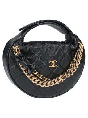 Chanel Ap3943 Mini Quilted Caviar Leather Handbag